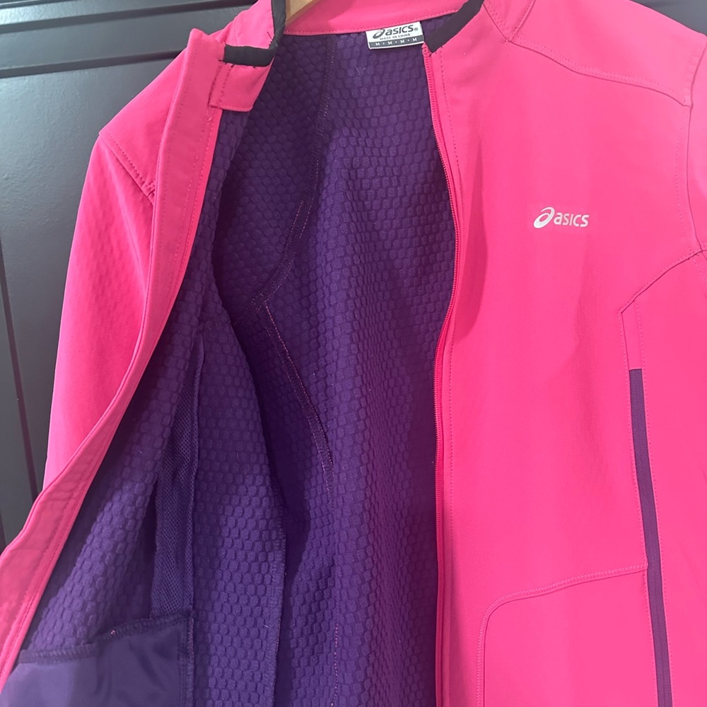 ASICS Bright Pink Full-Zip Utility Jacket - Picture 6 of 8
